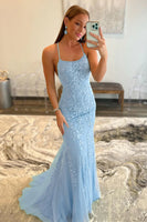 Load image into Gallery viewer, Pink Mermaid Long Formal Dress with Appliques