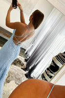 Load image into Gallery viewer, Pink Mermaid Long Formal Dress with Appliques
