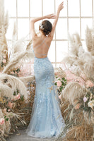Load image into Gallery viewer, Spaghetti Straps Mermaid Prom Dress