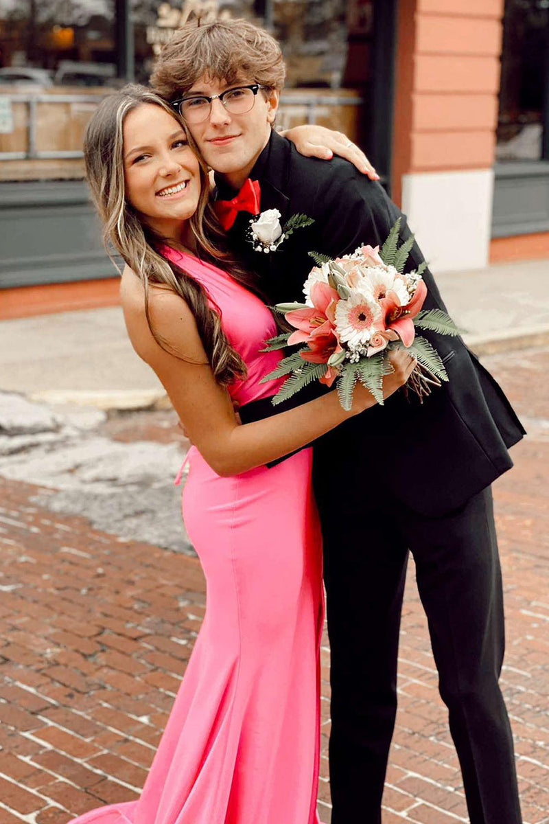 Light Grey Notched Lapel Men's 2-Piece Prom Party Suits main image 1