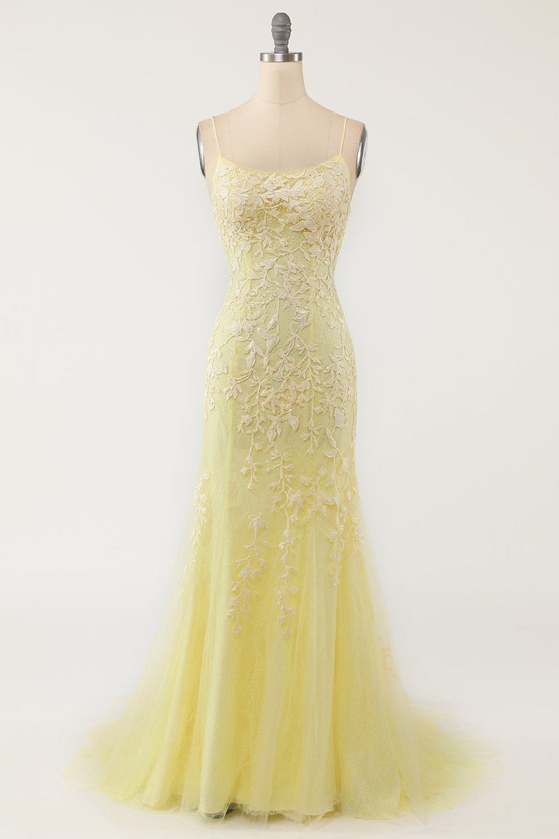 Load image into Gallery viewer, Pink Mermaid Long Formal Dress with Appliques