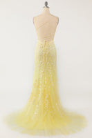 Load image into Gallery viewer, Pink Mermaid Long Formal Dress with Appliques