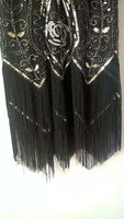 Load image into Gallery viewer, Green Sequins Glitter Fringe 1920s Dress