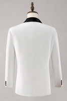 Load image into Gallery viewer, White Shawl Lapel 3 Piece One Button Men&#39;s Formal Suits