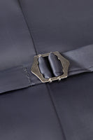 Load image into Gallery viewer, Grey 3 Pieces Peak Lapel Men&#39;s Formal Suits