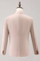 Load image into Gallery viewer, Light Khaki Peak Lapel One Button 3 Piece Prom Tuxedo