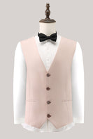 Load image into Gallery viewer, Light Khaki Peak Lapel One Button 3 Piece Prom Tuxedo