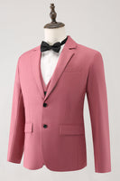 Load image into Gallery viewer, Coral Notched Lapel 3 Piece Single Breasted Men&#39;s Formal Suits