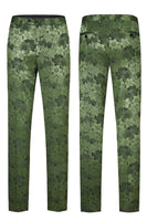 Load image into Gallery viewer, Army Green Peak Lapel 2 Piece Men&#39;s Formal Suit with Pattern