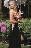 Load image into Gallery viewer, Sparkly Black Strapless Beaded Long Formal Dress