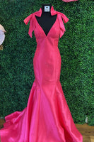 Load image into Gallery viewer, Sparkly Yellow Beaded Bowknot Long Formal Dress