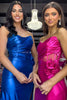 Load image into Gallery viewer, Royal Blue Sweetheart Long Mermaid Corset Formal Dress with Slit