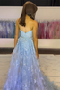 Load image into Gallery viewer, Dark Blue Tulle Mermaid Corset Long Formal Dress with Appliques