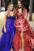 Load image into Gallery viewer, Black Tulle Long Mermaid Corset Formal Dress with Sequins