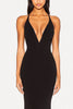 Load image into Gallery viewer, Black Spaghetti Straps Mermaid Long Formal Dress