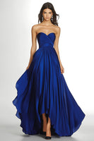 Load image into Gallery viewer, Royal Blue Sweetheart A Line Chiffon Long Formal Dress