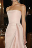 Load image into Gallery viewer, Elegant Pink Strapless Mermaid Satin Long Formal Dress