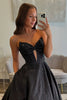 Load image into Gallery viewer, Glitter Fuchsia Beaded A Line Corset Formal Dress
