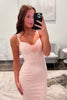 Load image into Gallery viewer, Sparkly Light Blue Sequins Mermaid Long Corset Formal Dress