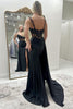 Load image into Gallery viewer, Royal Blue Satin Long Corset Formal Dress with Appliques