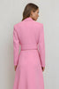Load image into Gallery viewer, Pink Notched Lapel Midi Pencil Blazer Dress with Belt