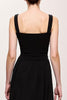 Load image into Gallery viewer, Simple Black A Line Ruched Long Formal Dress