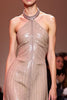 Load image into Gallery viewer, Sparkly Champagne Halter Sequin Backless Long Formal Dress