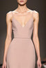 Load image into Gallery viewer, Simple Champagne Satin Backless Mermaid Long Formal Dress