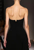 Load image into Gallery viewer, Simple Black Strapless Sheath Long Formal Dress