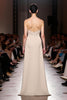 Load image into Gallery viewer, Simple Ivory Strapless Sheath Ruched Long Formal Dress with Slit