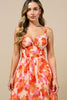 Load image into Gallery viewer, Sunset Floral A Line Short Chiffon Formal Dress