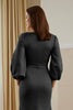 Load image into Gallery viewer, Pine Satin V-Neck Long Mermaid Mother of the Bride Dress