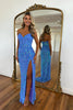 Load image into Gallery viewer, Sparkly Red Sweetheart Sequins Mermaid Long Corset Formal Dress with Beading