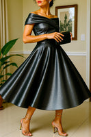 Load image into Gallery viewer, Sparkly Daffodil Sequin Mid-Calf Mother of the Bride Dress