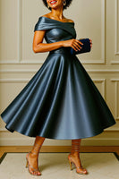 Load image into Gallery viewer, Sparkly Daffodil Sequin Mid-Calf Mother of the Bride Dress