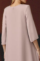 Load image into Gallery viewer, Dusty Rose 3 Piece Lace Long Mother of the Bride Pant Suits with Jacket