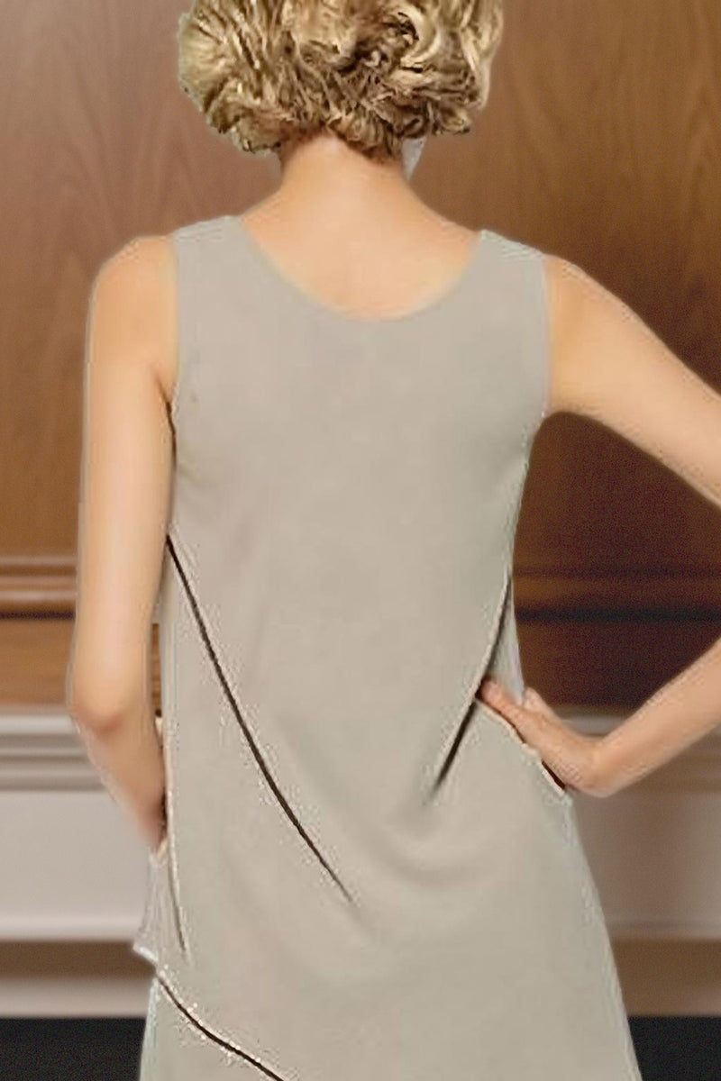 Load image into Gallery viewer, Black 3 Piece Long Sleeves Mother of the Bride Pant Suits with Sleeves