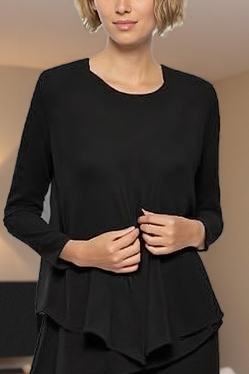 Load image into Gallery viewer, Black 3 Piece Long Sleeves Mother of the Bride Pant Suits with Sleeves