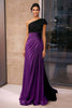 Load image into Gallery viewer, Black Brown Sheath One Shoulder Ruched Floor Length Formal Dress