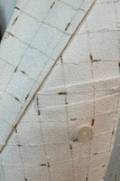 Load image into Gallery viewer, White Plaid Peak Lapel 2 Piece Men&#39;s Formal Suits