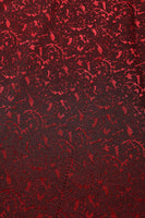 Load image into Gallery viewer, Red Jacquard 2 Piece Men&#39;s Formal Suits