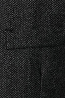 Load image into Gallery viewer, Black Single Breasted  V Neck Men&#39;s Retro Casual Vest