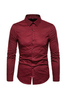 Load image into Gallery viewer, Fashion Print Long Sleeve Men&#39;s Plus Size Shirt