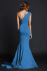 Load image into Gallery viewer, Dusty Rose One Shouder Mermaid Long Satin Formal Dress