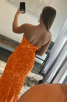 Load image into Gallery viewer, Mermaid Royal Blue Sequin Formal Dress