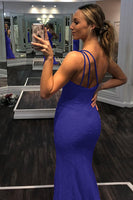 Load image into Gallery viewer, One Shoulder Sequins Mermaid Formal Dress with Slit