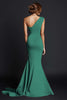 Load image into Gallery viewer, Dusty Rose One Shouder Mermaid Long Satin Formal Dress