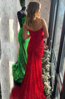 Load image into Gallery viewer, Sparkly Royal Blue Beaded Mermaid Corset Long Formal Dress