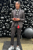 Load image into Gallery viewer, Black Shawl Lapel 2 Piece Men&#39;s Prom Suits