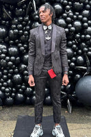Load image into Gallery viewer, Black Shawl Lapel 2 Piece Men&#39;s Prom Suits